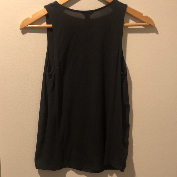 Ann Taylor mixed jersey tank top in petite xxs - Picture 3 of 5